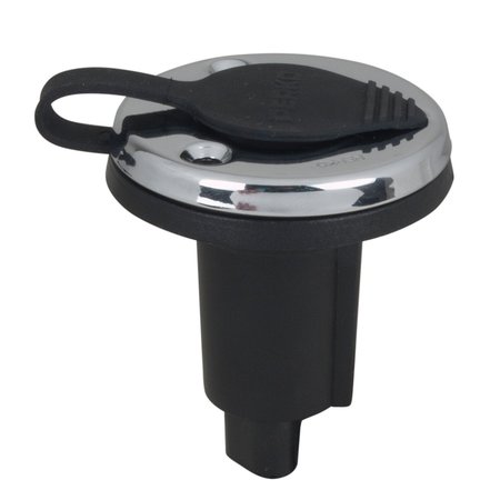 Perko Perko 1045300DP 3-Pin Plug-In Type w Waterproof Snap-On Cover-Chrome Face w Black Polymer Body 1045300DP